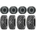 thumbnail image 1 of Raceline Podium Bdlk 14" Bk Wheels 26" Bear Claw HTR Tires Polaris RZR XP 1000 / PRO XP / Ranger XP 900/1000, 1 of 4