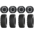 thumbnail image 1 of Raceline Podium Bdlk 14" Bk Wheels 28" BDC Tires Kawasaki Mule Pro FXT, 1 of 4