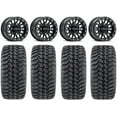 thumbnail image 1 of Raceline Podium Bdlk 14" Bk Wheels 30" Regulator Tires Sportsman RZR Ranger, 1 of 4
