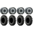 thumbnail image 1 of Raceline Podium Bdlk 14" Gy Wheels 28" MotoSlayer Tires Kawasaki Mule Pro FXT, 1 of 4