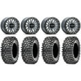thumbnail image 1 of Raceline Podium Bdlk 14" Gy Wheels 30" Roxxzilla 396 Tires Sportsman RZR Ranger, 1 of 4
