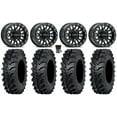 thumbnail image 1 of Raceline Podium Bdlk 14" Wheels Black 27" MT911 Tires Sportsman RZR Ranger, 1 of 4