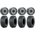 thumbnail image 1 of Raceline Podium Bdlk 14" Wheels Gy 28" Terra Hook Tires Sportsman RZR Ranger, 1 of 4