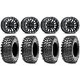 thumbnail image 1 of Raceline Podium Bdlk 15" Bk Wheels 32" Rampage Tires Kawasaki Mule Pro FXT, 1 of 4