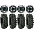 thumbnail image 1 of Raceline Podium Bdlk 15" Bk Wheels 35" XTR370 Tires Polaris RZR XP 1000 / PRO XP / Ranger XP 900/1000, 1 of 4