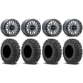 thumbnail image 1 of Raceline Podium Bdlk 15" Gy Wheels 34" MotoVator Tires Can-Am Maverick X3 / Honda Pioneer 1000 / Talon, 1 of 4