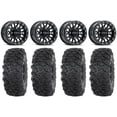 thumbnail image 1 of Raceline Podium Bdlk 15" Wheels Bk 30" Roctane T4 Tires Sportsman RZR Ranger, 1 of 4