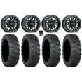 thumbnail image 1 of Raceline Podium Bdlk 15" Wheels Bk 30" Versa Cross V3 Tires Sportsman RZR Ranger, 1 of 4