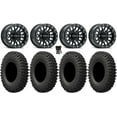 thumbnail image 1 of Raceline Podium Bdlk 15" Wheels Bk 35" MotoCrusher Tires Sportsman RZR Ranger, 1 of 4