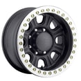 thumbnail image 1 of Raceline RT231 Monster 17x9.5in/5x139.7 BP/-32mm Offset/107.95mm Bore BLK & MACH Ring Beadlock Wheel, 1 of 3