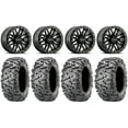 thumbnail image 1 of Raceline Ryno Bdlk 14" Bk Wheels 27" BigHorn 2.0 Tires Can-Am Maverick X3 / Honda Pioneer 1000 / Talon, 1 of 5