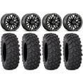 thumbnail image 1 of Raceline Ryno Bdlk 14" Bk Wheels 27" XTR370 Tires Can-Am Commander Maverick Renegade Outlander Defender, 1 of 5