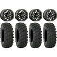 thumbnail image 1 of Raceline Ryno Bdlk 14" Bk Wheels 27" XTR370 Tires Kawasaki Mule Pro FXT, 1 of 5