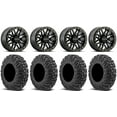 thumbnail image 1 of Raceline Ryno Bdlk 14" Bk Wheels 28" MotoVator Tires Can-Am Commander Maverick Renegade Outlander Defender, 1 of 4