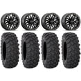 thumbnail image 1 of Raceline Ryno Bdlk 14" Bk Wheels 28" XTR370 Tires Sportsman RZR Ranger, 1 of 4