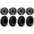 thumbnail image 1 of Raceline Ryno Bdlk 14" Bk Wheels 32" Intimidator Tires Can-Am Maverick X3 / Honda Pioneer 1000 / Talon, 1 of 4