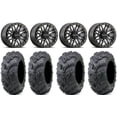 thumbnail image 1 of Raceline Ryno Bdlk 14" Gm Wheels 27" Zilla Tires Sportsman RZR Ranger, 1 of 4
