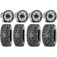 thumbnail image 1 of Raceline Ryno Bdlk 14" Mh Wheels 28" Bear Claw HTR Tires Polaris RZR XP 1000 / PRO XP / Ranger XP 900/1000, 1 of 4