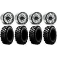 thumbnail image 1 of Raceline Ryno Bdlk 14" Mh Wheels 28" Carnivore Tires Sportsman RZR Ranger, 1 of 4