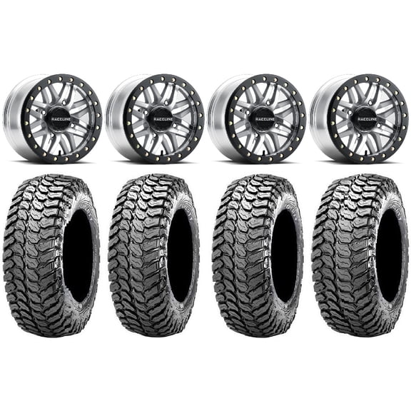 Raceline Ryno Bdlk 14" Mh Wheels 28" Liberty Tires Polaris RZR XP 1000 / PRO XP / Ranger XP 900/1000