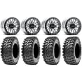 thumbnail image 1 of Raceline Ryno Bdlk 14" Mh Wheels 28" Rampage Tires Kawasaki Mule Pro FXT, 1 of 4