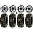 thumbnail image 1 of Raceline Ryno Bdlk 14" Mh Wheels 28" Rip Saw Tires Polaris RZR XP 1000 / PRO XP / Ranger XP 900/1000, 1 of 4
