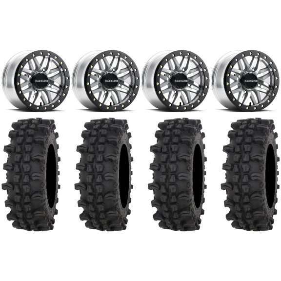 Raceline Ryno Bdlk 14" Mh Wheels 30" ACP Tires Sportsman RZR Ranger