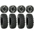 thumbnail image 1 of Raceline Ryno Bdlk 15" Bk Wheels 33" XTR370 Tires Kawasaki Mule Pro FXT, 1 of 4