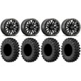 thumbnail image 1 of Raceline Ryno Bdlk 15" Bk Wheels 35" MotoRavage XL Tires Sportsman RZR Ranger, 1 of 4