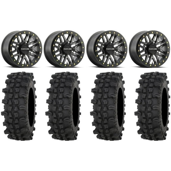 Raceline Ryno Bdlk 15" Gm Wheels 32" ACP Tires Sportsman RZR Ranger