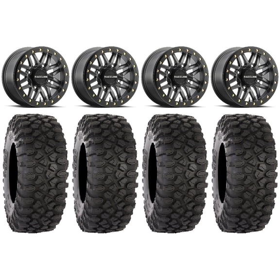 Raceline Ryno Bdlk 15" Gm Wheels 33" XC450 Tires Polaris RZR XP 1000 / PRO XP / Ranger XP 900/1000