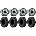 thumbnail image 1 of Raceline Ryno Bdlk 15" Mh Wheels 37" MotoRavage XL Tires Sportsman RZR Ranger, 1 of 4