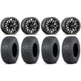 thumbnail image 1 of Raceline Ryno Bdlk 15" Wheels Bk 30" Terra Hook Tires Can-Am Maverick X3 / Honda Pioneer 1000 / Talon, 1 of 4