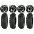 thumbnail image 1 of Raceline Ryno Bdlk 15" Wheels Bk 33" Chicane DS Tires Sportsman RZR Ranger, 1 of 4