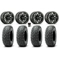thumbnail image 1 of Raceline Ryno Bdlk 15" Wheels Bk 35" RocScraper Tires Kawasaki Mule Pro FXT, 1 of 4