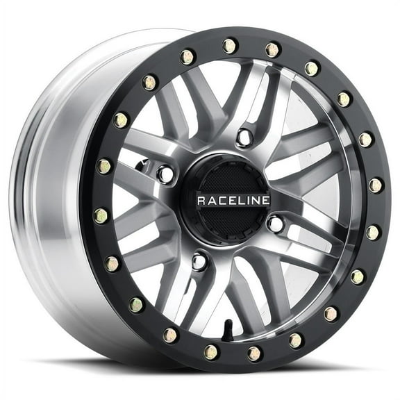 Raceline Ryno Beadlock 15x10 Wide ATV/UTV Wheel - Machined (4/156) +0mm