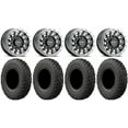 thumbnail image 1 of Raceline Squad 15" Wheels Bk +10mm 35" Gripper T/R/K Tires SportsmanRZRRanger, 1 of 4