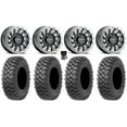 thumbnail image 1 of Raceline Squad Bdlk 15" Wheels Bk +10mm 32" Alpha Tires Sportsman RZR Ranger, 1 of 4