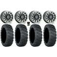 thumbnail image 1 of Raceline Squad Bdlk 15" Wheels Bk +38mm/+10mm 30" Versa Cross V3 Tires Honda Talon, 1 of 5