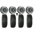 thumbnail image 1 of Raceline Squad Bdlk 15" Wheels Bk +38mm 32" RC500S Sticky Tires RZR Ranger, 1 of 4