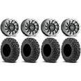thumbnail image 1 of Raceline Squad Bdlk 15" Wheels Bk +38mm 34" MotoVator Tires Sportsman RZR Ranger, 1 of 4