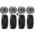 thumbnail image 1 of Raceline Squad Bdlk 15" Wheels Bk +38mm 35" ATX470 Tires Sportsman RZR Ranger, 1 of 4