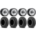thumbnail image 1 of Raceline Squad Bdlk 15" Wheels Si +10mm 34" MotoVator Tires Sportsman RZR Ranger, 1 of 4