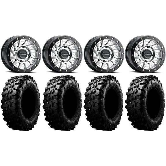 Raceline Squad Bdlk 15" Wheels Si +38mm 32" Carnivore Tires Polaris RZR XP 1000 / PRO XP / Ranger XP 900/1000