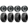 thumbnail image 1 of Raceline Trophy 14" Black Wheels 28" Sniper 920 Tires Sportsman 550 850 1000, 1 of 4