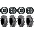 thumbnail image 1 of Raceline Trophy 14" Black Wheels 30" BKT AT 171 Tires Can-Am Commander Maverick Renegade Outlander Defender, 1 of 4