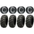 thumbnail image 1 of Raceline Trophy 14" Black Wheels 30" Blackwater Tires Can-Am Maverick X3 / Honda Pioneer 1000 / Talon, 1 of 4