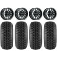 thumbnail image 1 of Raceline Trophy 14" Black Wheels 30" Desert Series Tires Sportsman RZR Ranger, 1 of 4