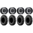 thumbnail image 1 of Raceline Trophy 14" Black Wheels 30" MotoSlayer Tires Kawasaki Mule Pro FXT, 1 of 4