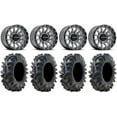 thumbnail image 1 of Raceline Trophy 14" Grey Wheels 26.5" Terminator Tires Kawasaki Mule Pro FXT, 1 of 4
